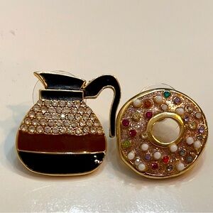 Super cute coffee and donut earrings. Guaranteed to get so many compliments.